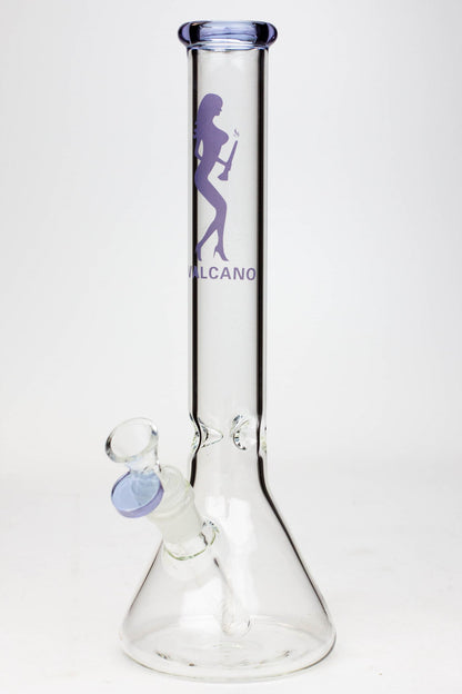 11.5" Valcano beaker glass water bong