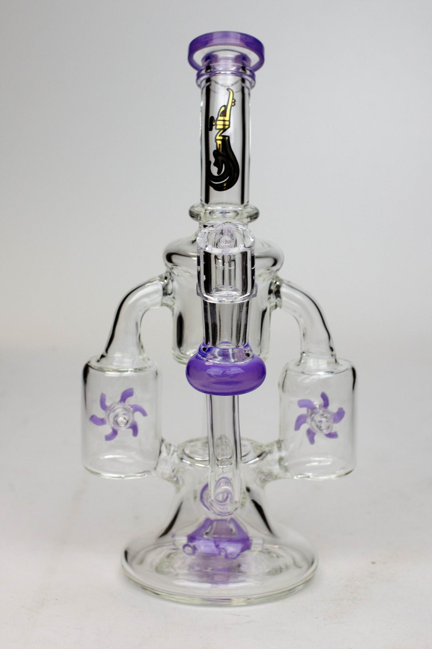 8.5" Genie twin turbine recycler dab rig