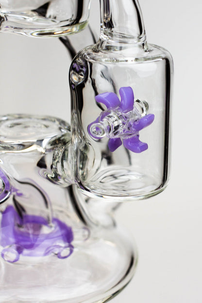 8.5" Genie twin turbine recycler dab rig