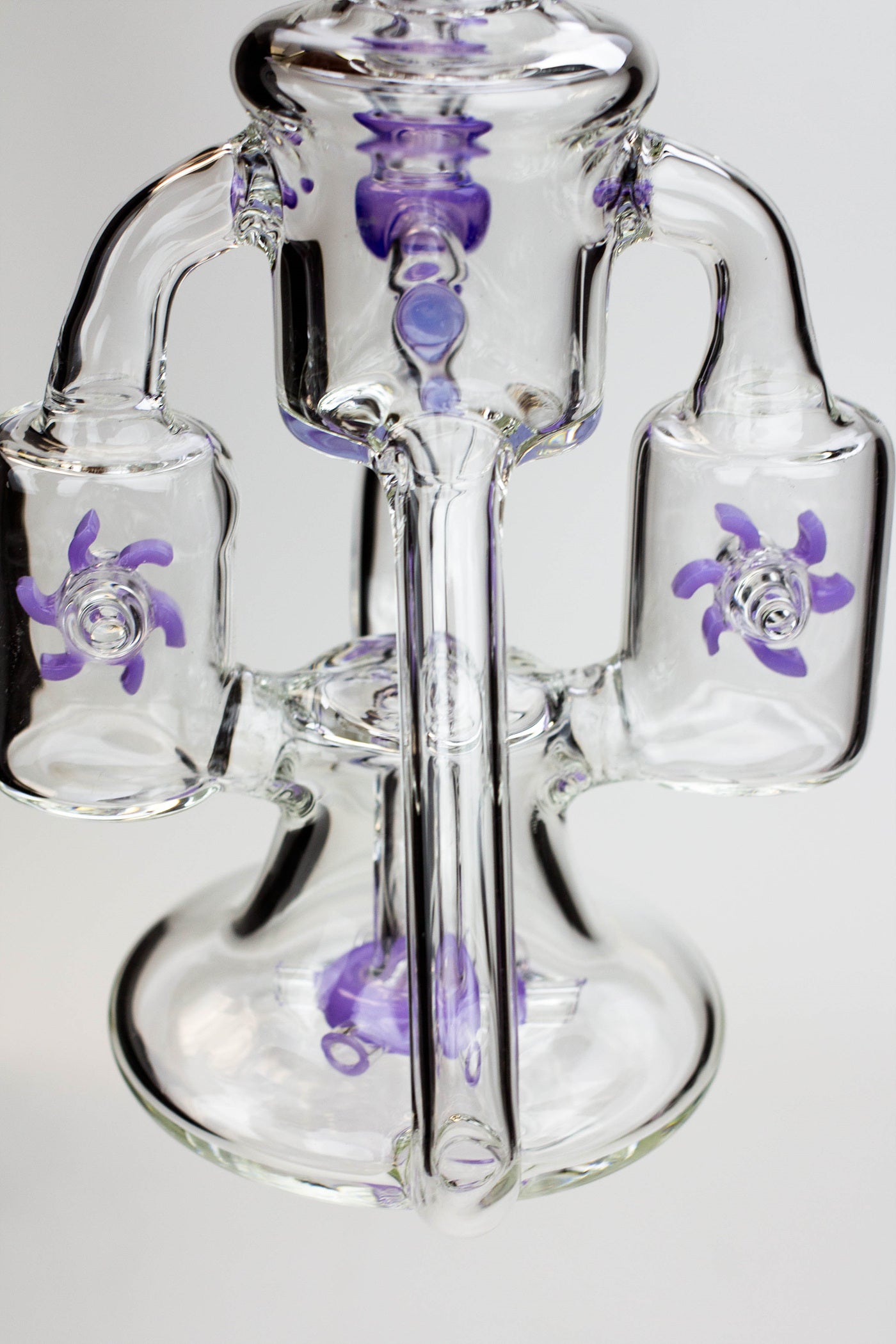 8.5" Genie twin turbine recycler dab rig