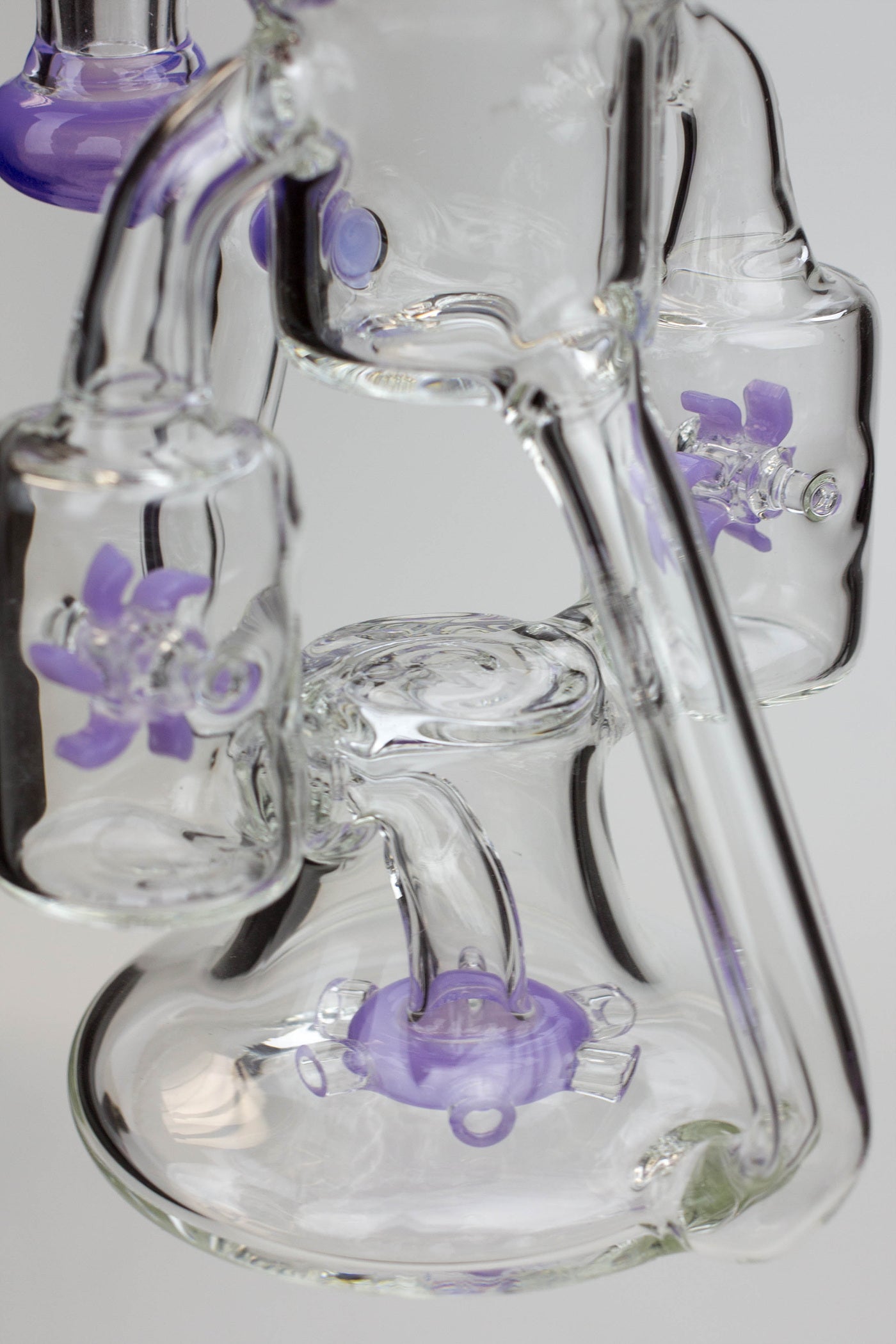 8.5" Genie twin turbine recycler dab rig
