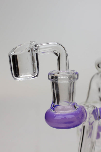 8.5" Genie twin turbine recycler dab rig