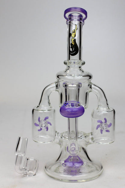 8.5" Genie twin turbine recycler dab rig