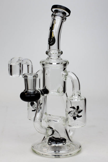 8.5" Genie twin turbine recycler dab rig
