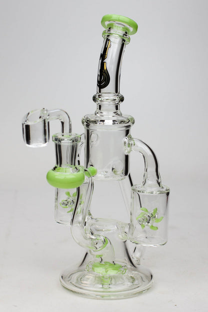 8.5" Genie twin turbine recycler dab rig