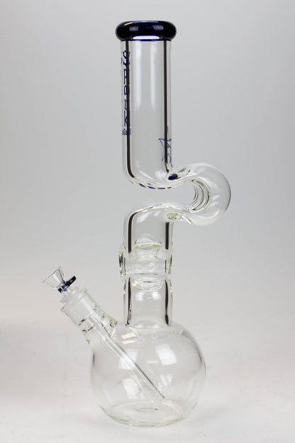 16" Spark 7mm Zig-zag glass bong