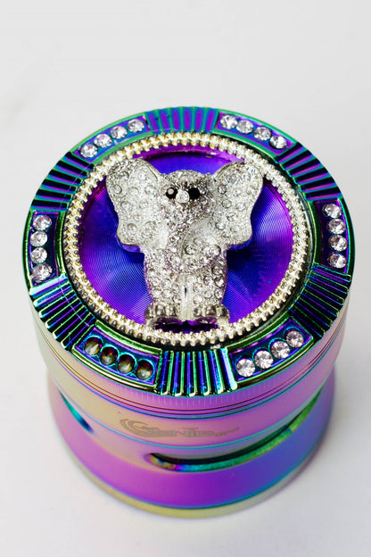 Genie Elephant 4 parts metal grinder with side window