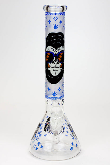 12" Gorilla glass water bong-Glow in the dark ( GBT21001 )