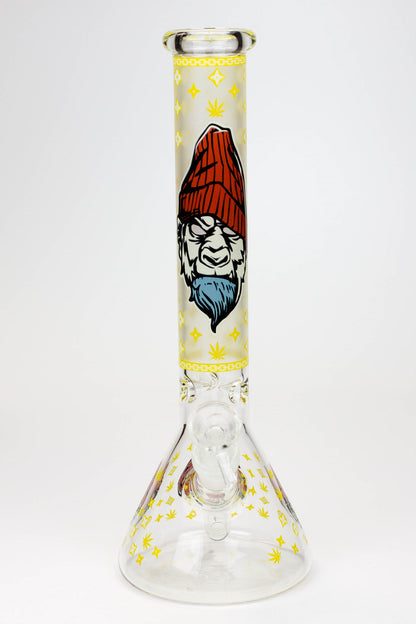 12" Gorilla glass water bong-Glow in the dark ( GBT21001 )