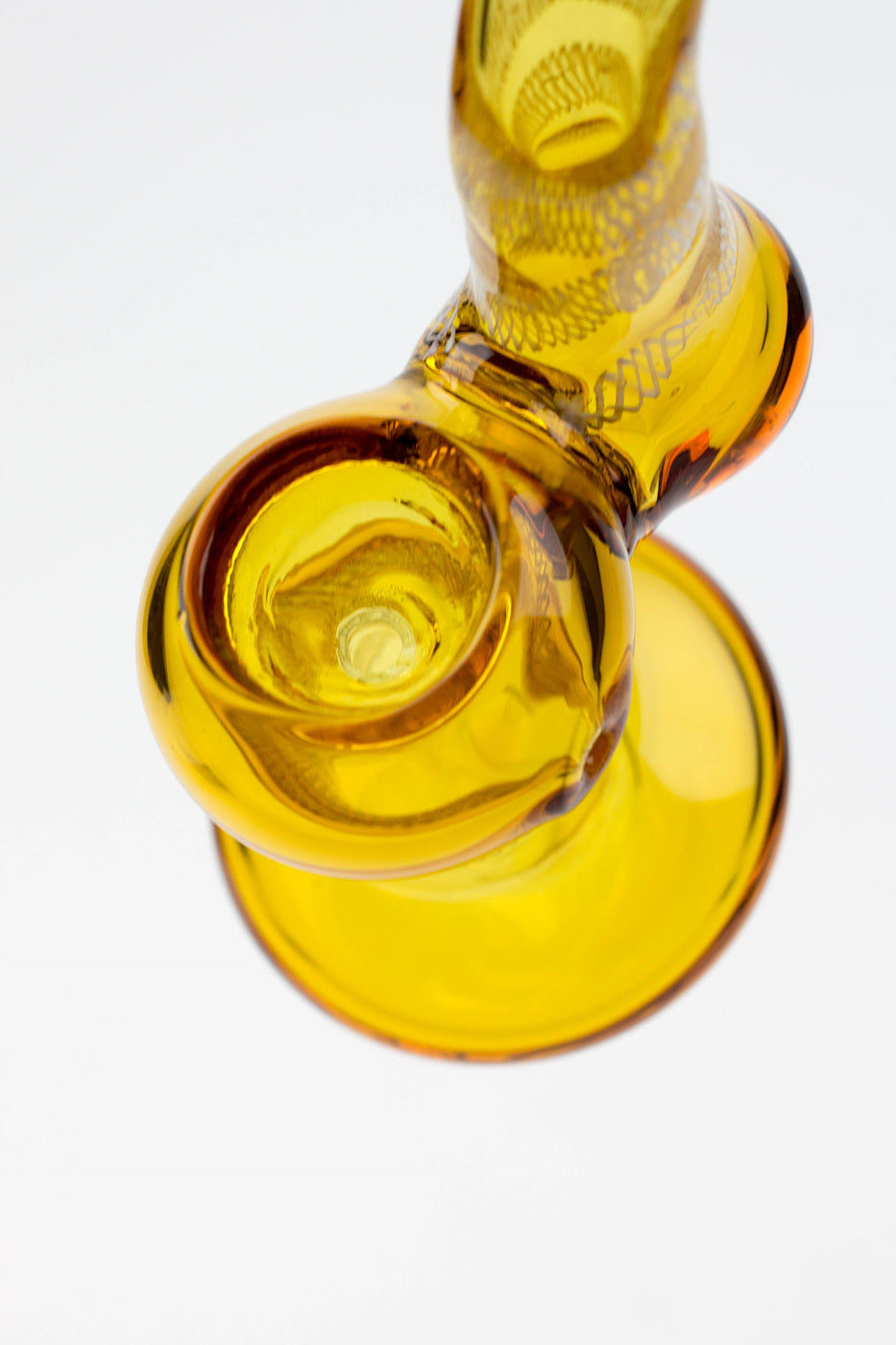 5.5" Single chamber middle stripe bubbler-Assorted
