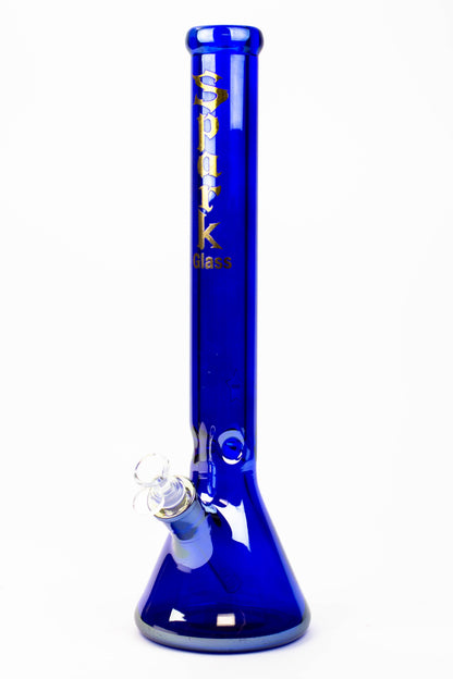 17.5" SPARK / 9 mm / Electroplated glass beaker bong