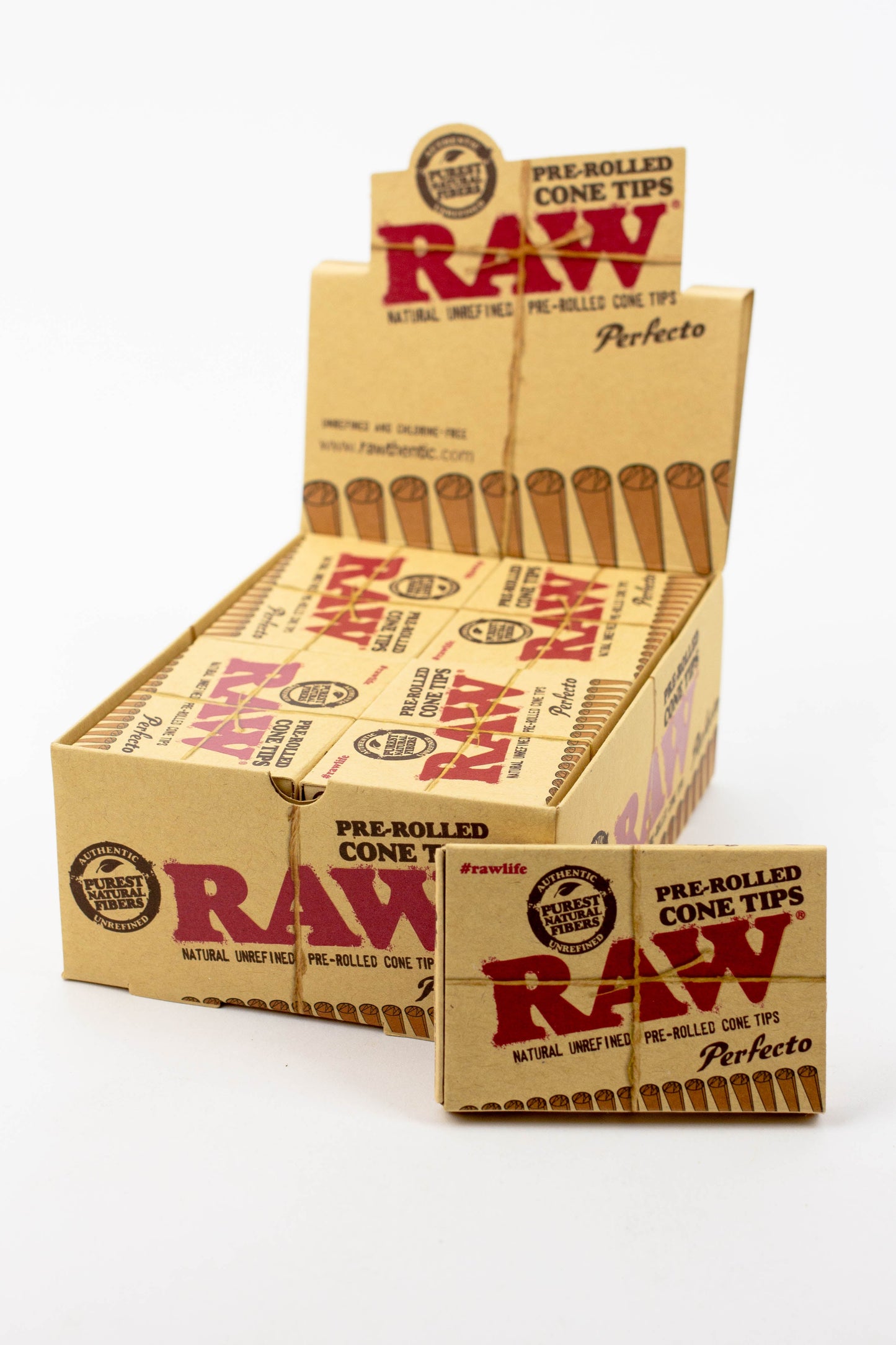 RAW Perfecto Pre-Rolled Cone Tips - 20 packs