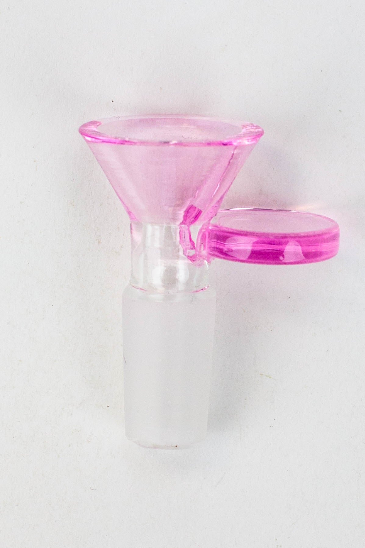 Color Glass bowl with round handle