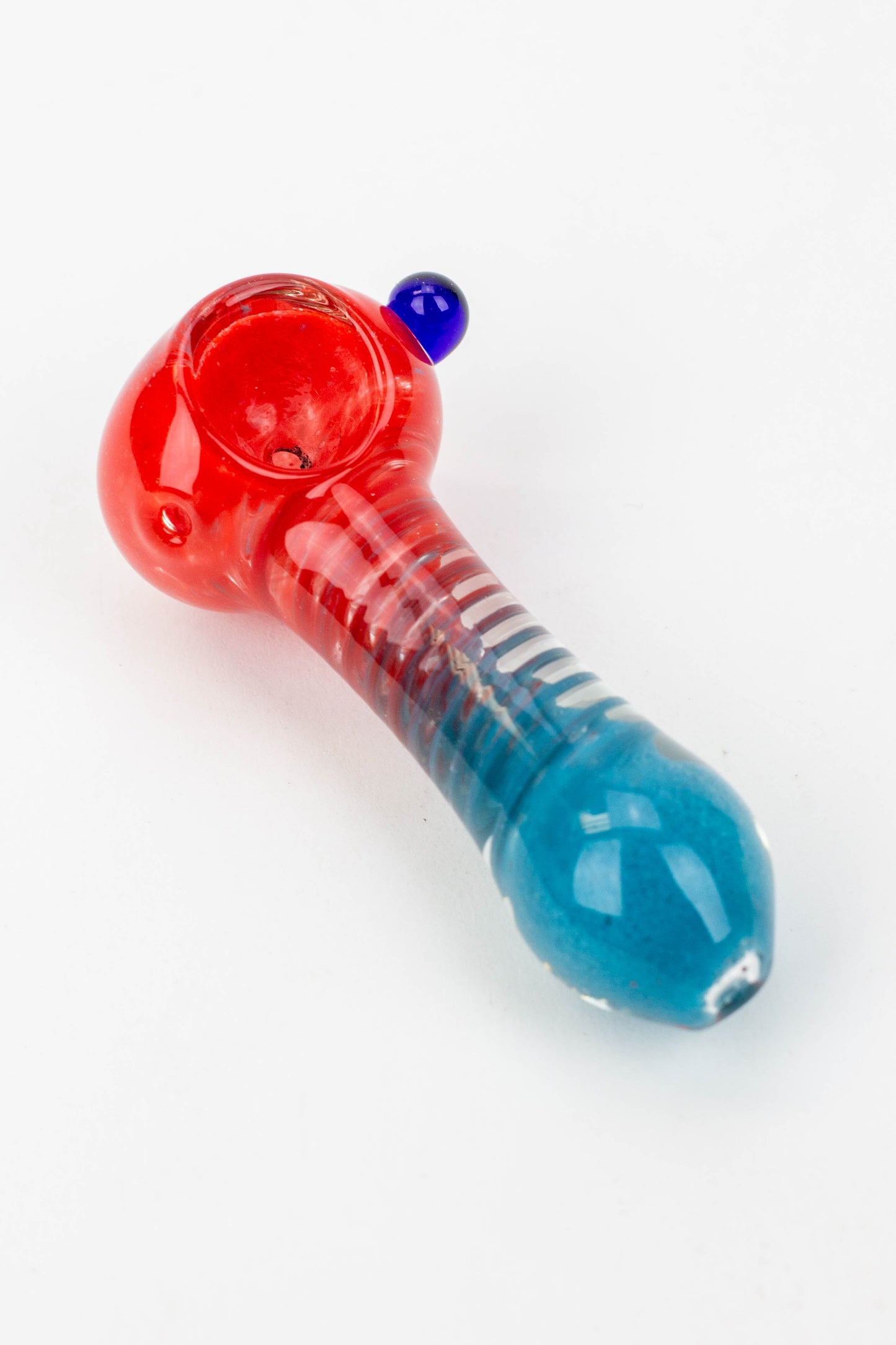 3.5" soft glass hand pipe - 8752