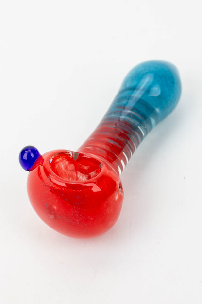 3.5" soft glass hand pipe - 8752