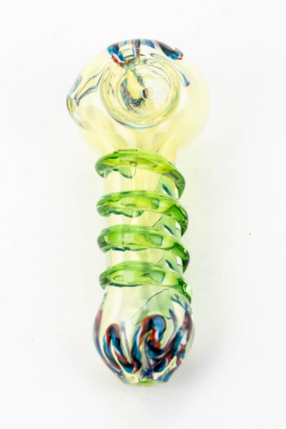 3.5" soft glass hand pipe - 8753