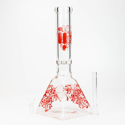 13" Infyniti 7 mm pyramid beaker bong