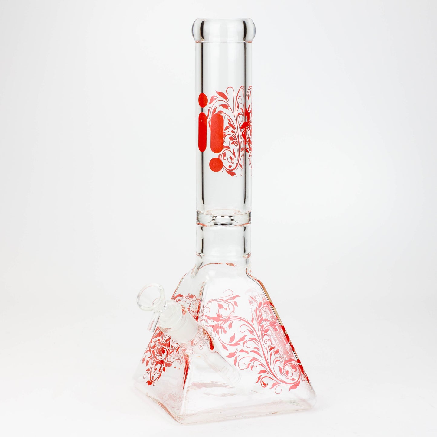 13" Infyniti 7 mm pyramid beaker bong