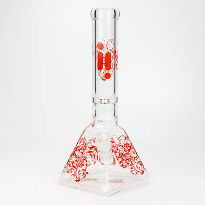 13" Infyniti 7 mm pyramid beaker bong