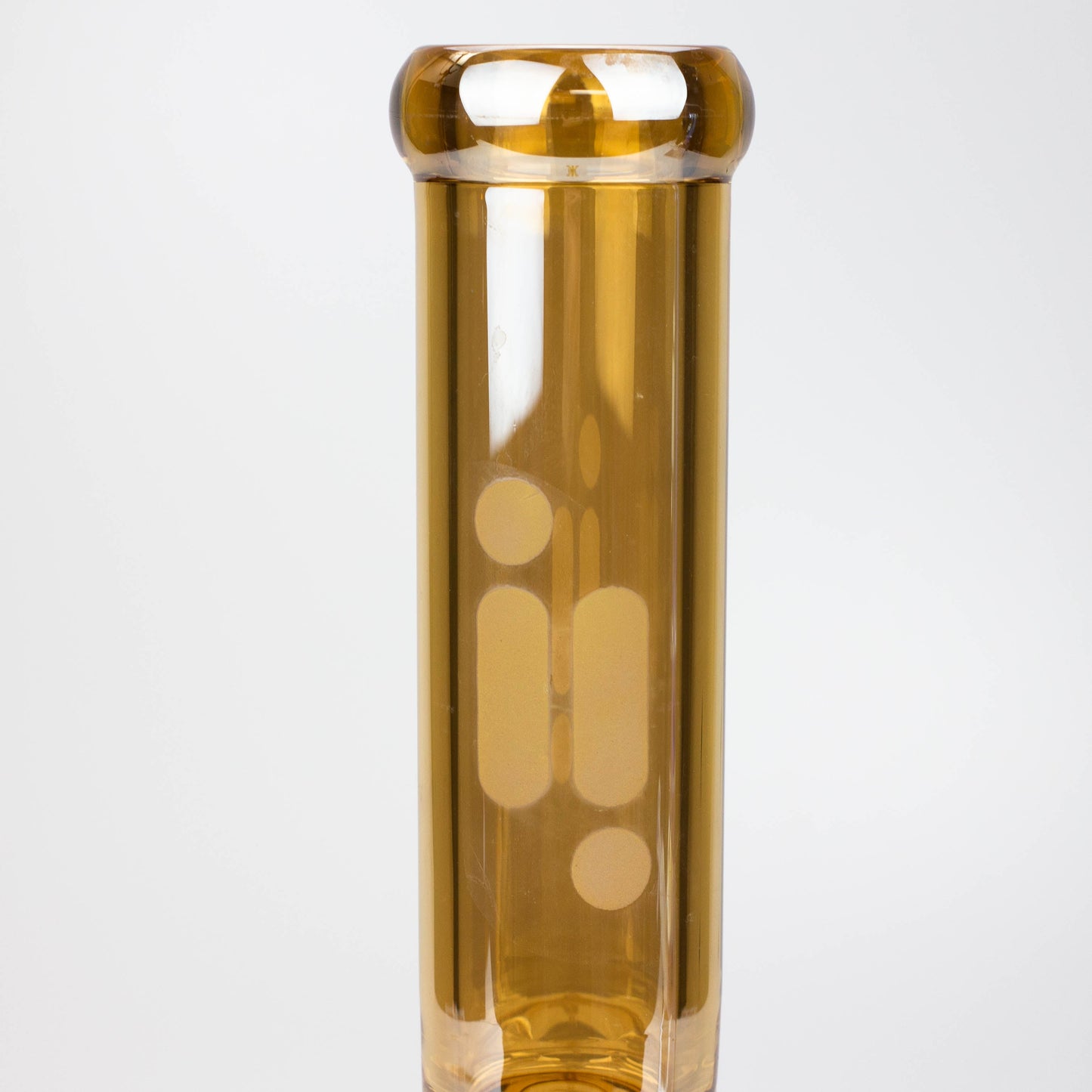 13" Infyniti 7 mm electroplated glass pyramid base bong
