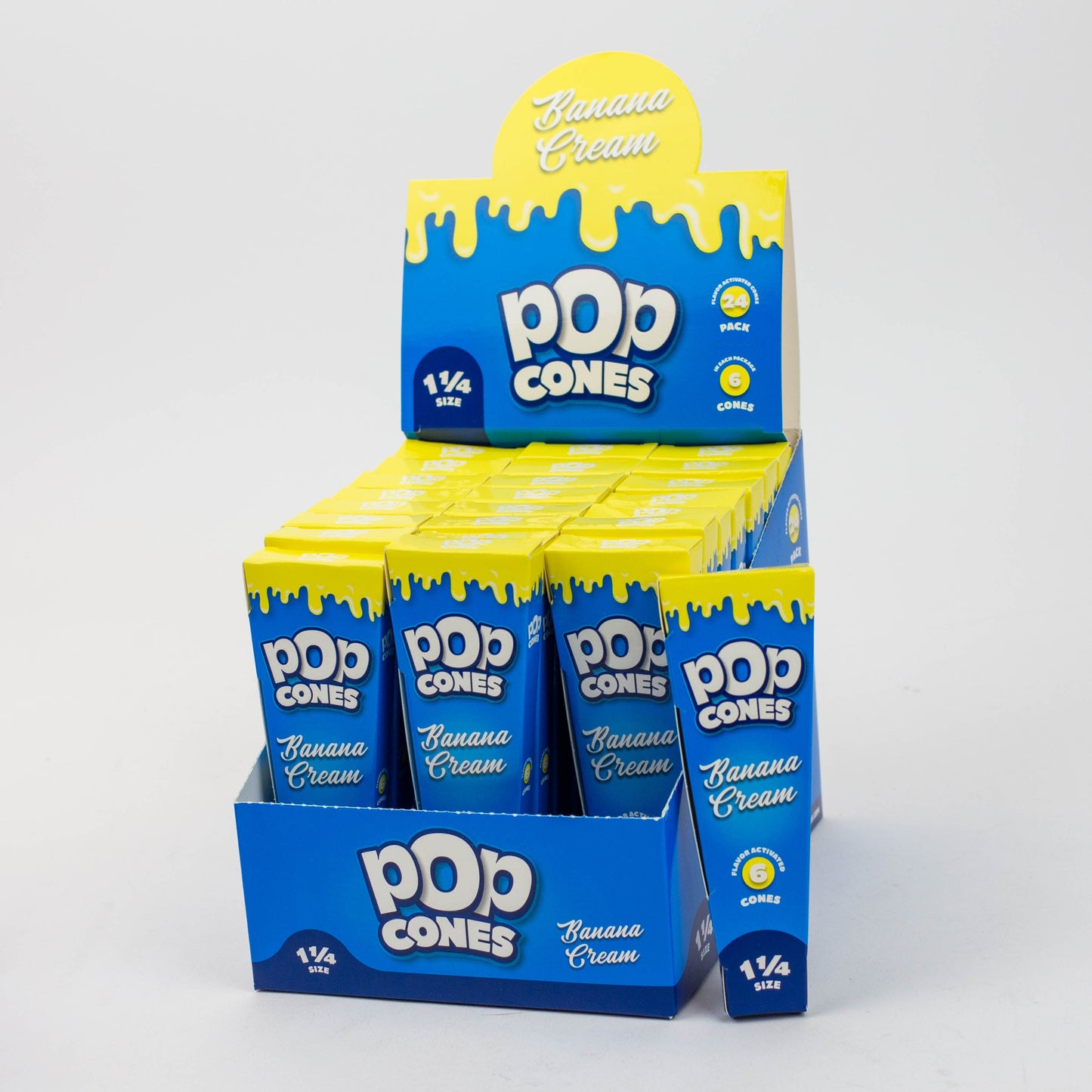 Pop Cones 1 1/4 Pre-rolled cones Box of 24