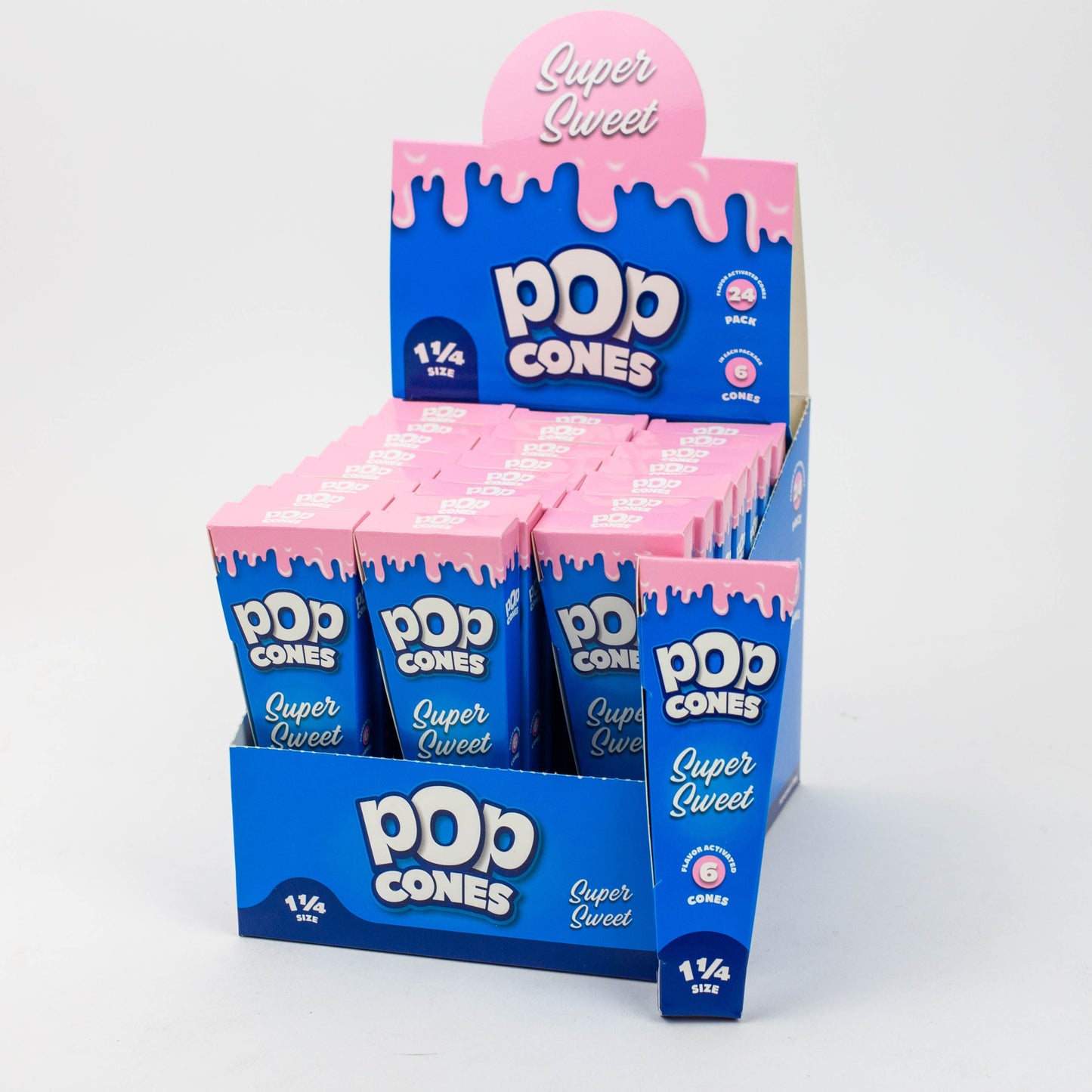 Pop Cones 1 1/4 Pre-rolled cones Box of 24