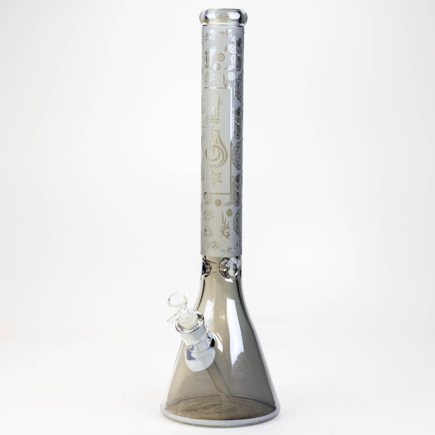 19" GENIE / 7 mm / Electroplated glass beaker bong