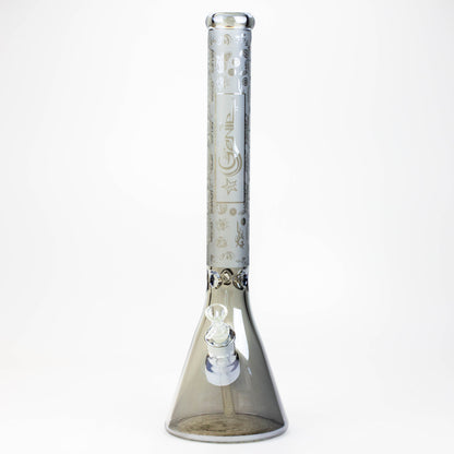 19" GENIE / 7 mm / Electroplated glass beaker bong