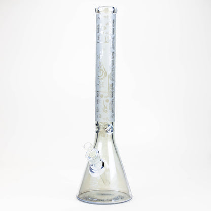 19" GENIE / 7 mm / Electroplated glass beaker bong