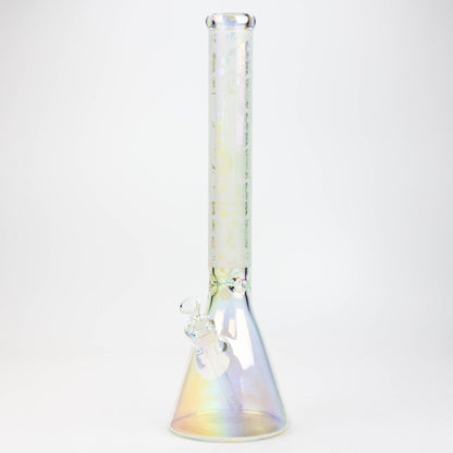 19" GENIE / 7 mm / Electroplated glass beaker bong