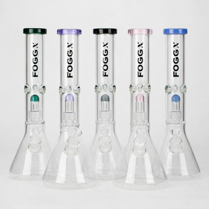 FOGGX | 14" Glass Water Pipe with Percolator
