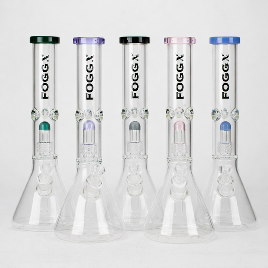 FOGGX | 14" Glass Water Pipe with Percolator