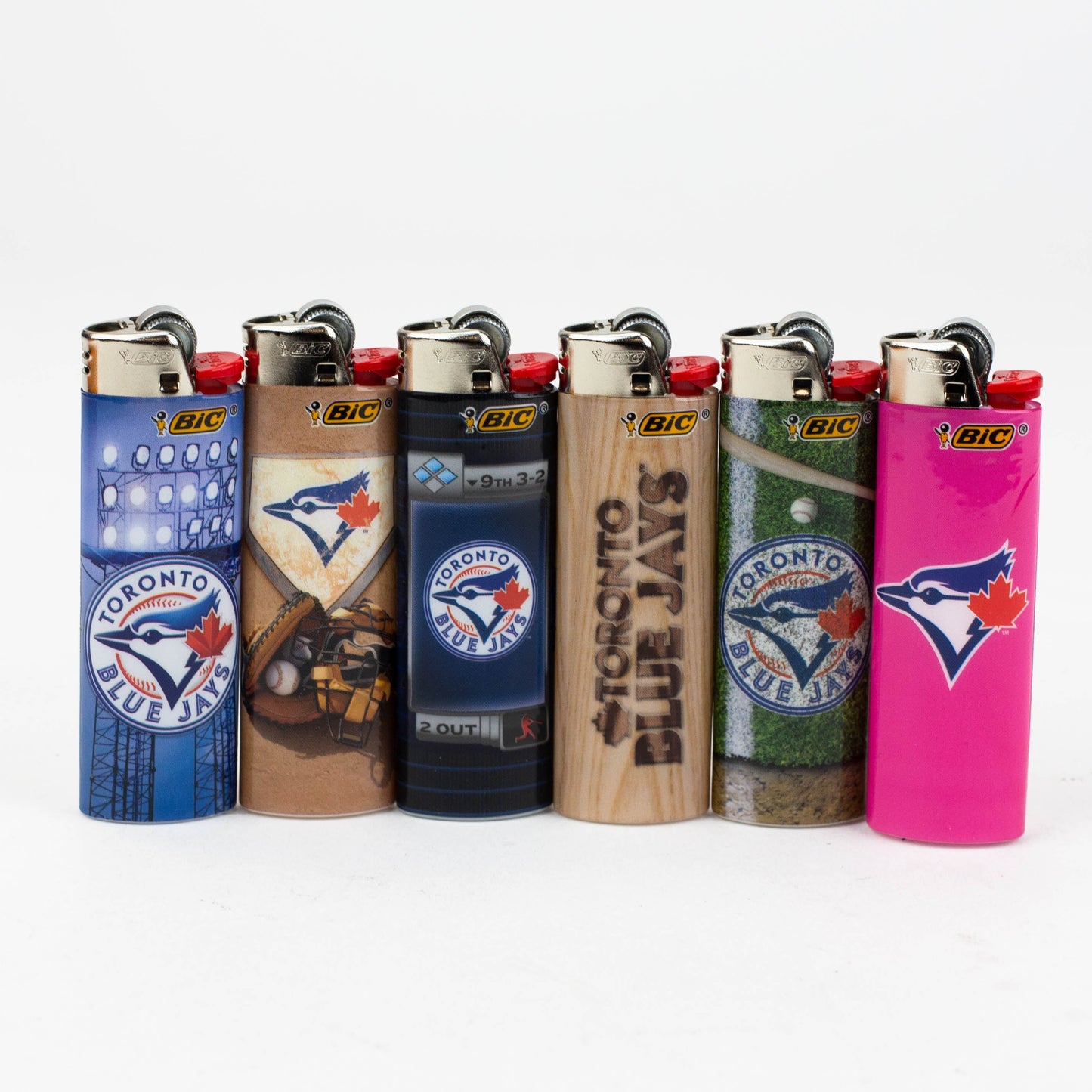 Bic Regular Lighter [MLB-Toronto Blue Jay] Pink