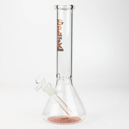12" SPARK beaker glass water bong