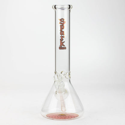 12" SPARK beaker glass water bong