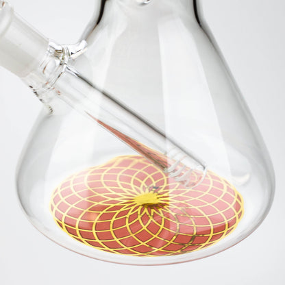 12" SPARK beaker glass water bong