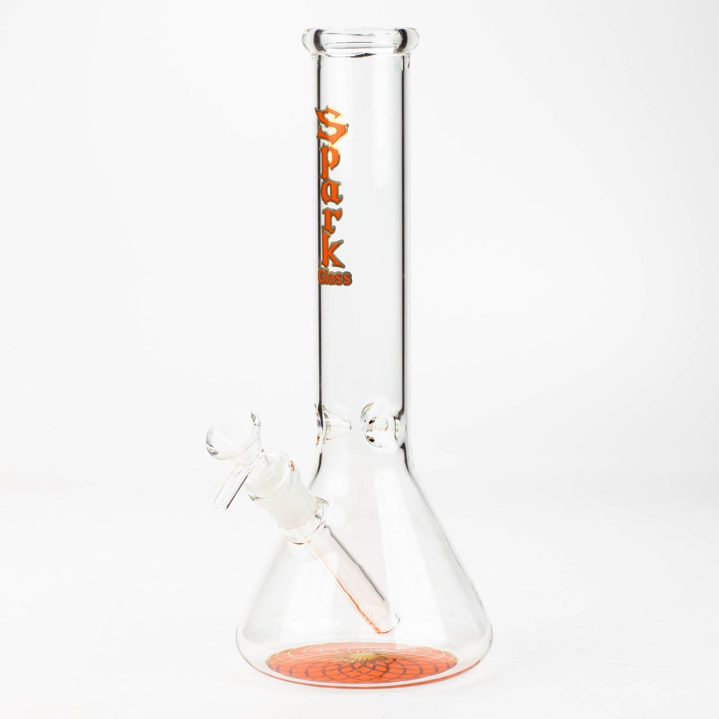 12" SPARK beaker glass water bong