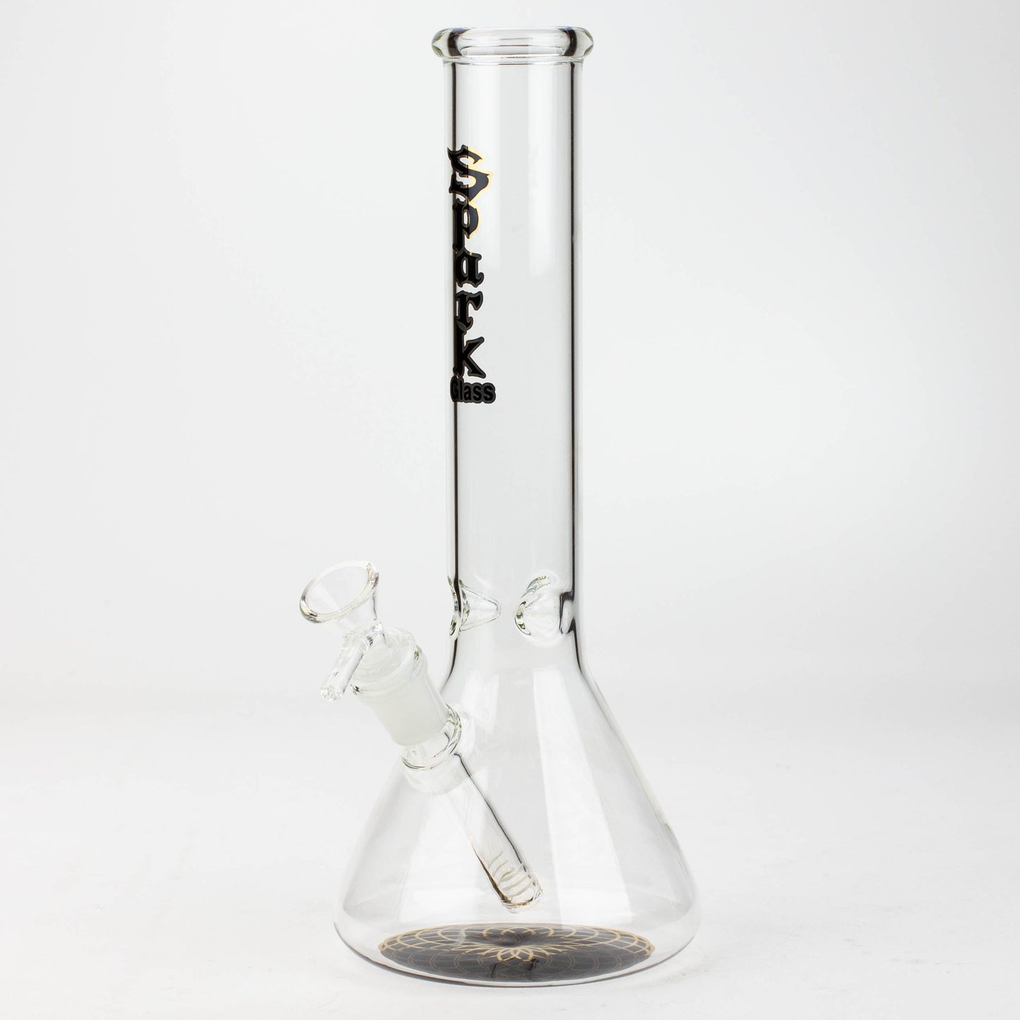 12" SPARK beaker glass water bong