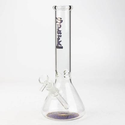12" SPARK beaker glass water bong