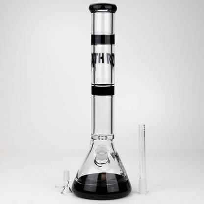DEATH ROW-15.5"  7 mm Glass water pipe by Infyniti