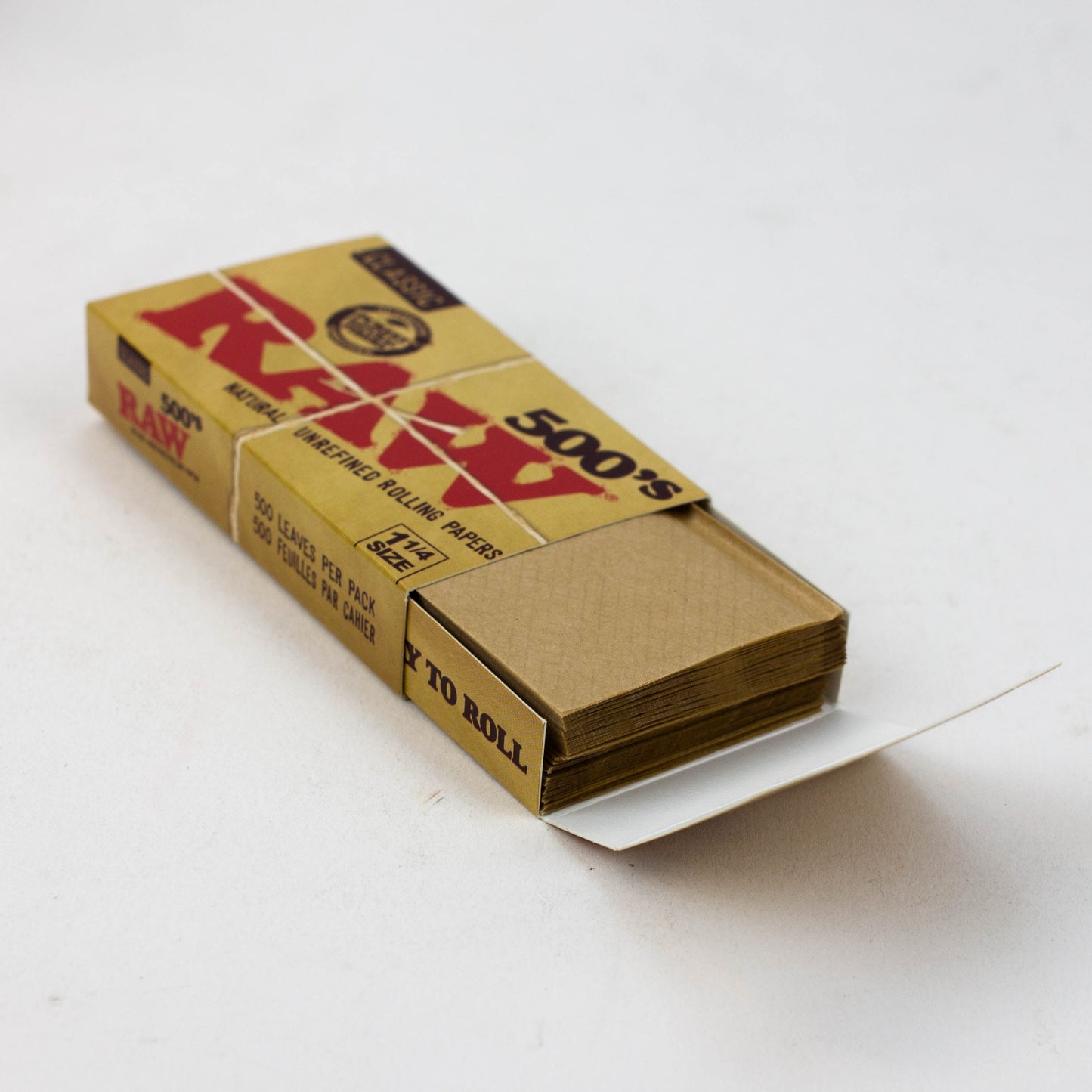 RAW 500's. Natural Unrefined - 20 packs