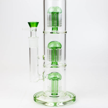 16" Infyniti Triple tree arms percolator glass bong-Gr