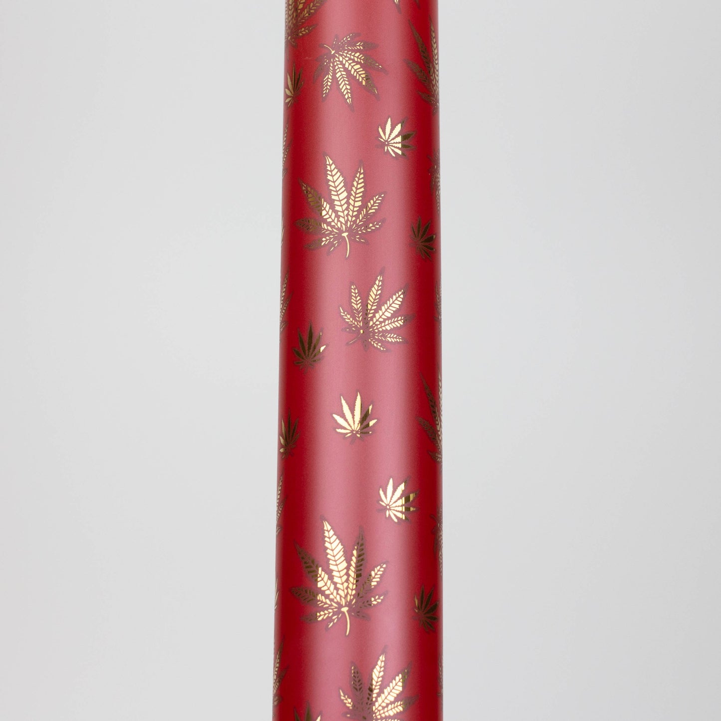 19.5" Gold leaf 9 mm glass water bong