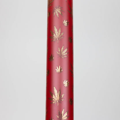 19.5" Gold leaf 9 mm glass water bong