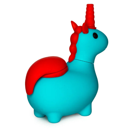 LIT® Silicone | 4.75" Unicorn Hand Pipe