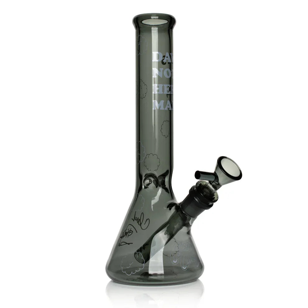Cheech & Chong® Glass | 10" Dave's Not Here, Man Beaker Base Water Pipe
