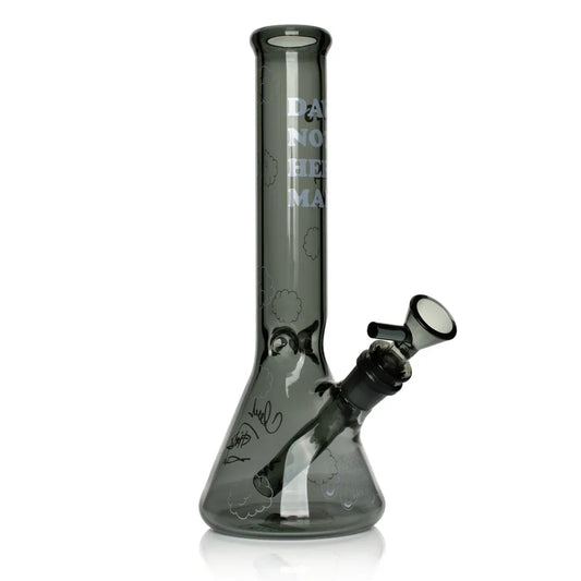 Cheech & Chong® Glass | 10" Dave's Not Here, Man Beaker Base Water Pipe