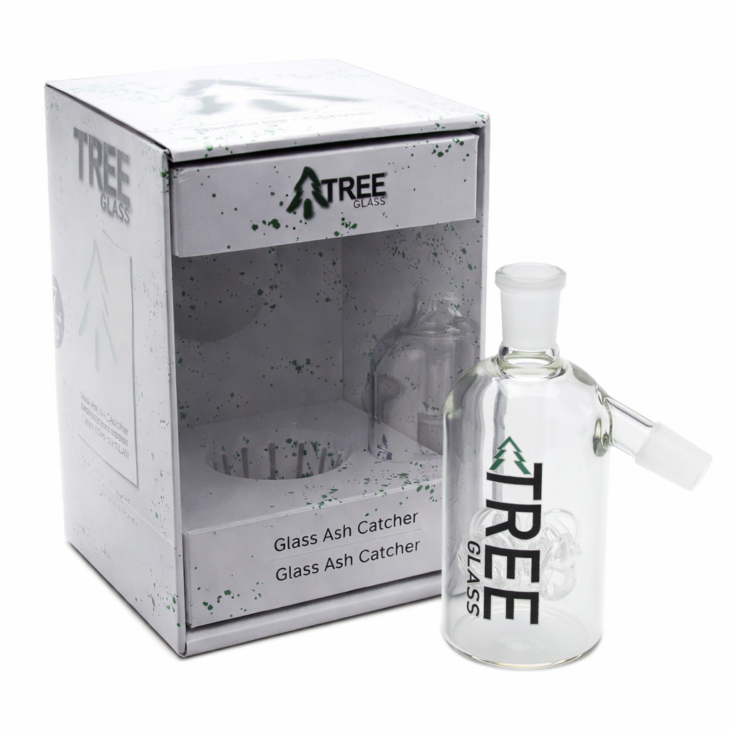 Tree Glass | 14mm 45 Degree Cross Ashcatcher