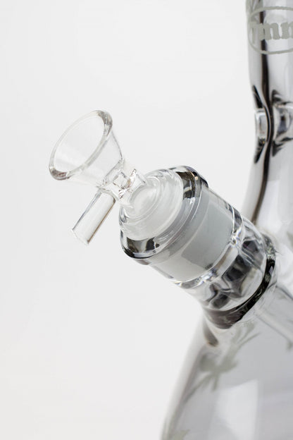 14" XTREME Glass / 7 mm / Leaf Electroplated Glass beaker Bong