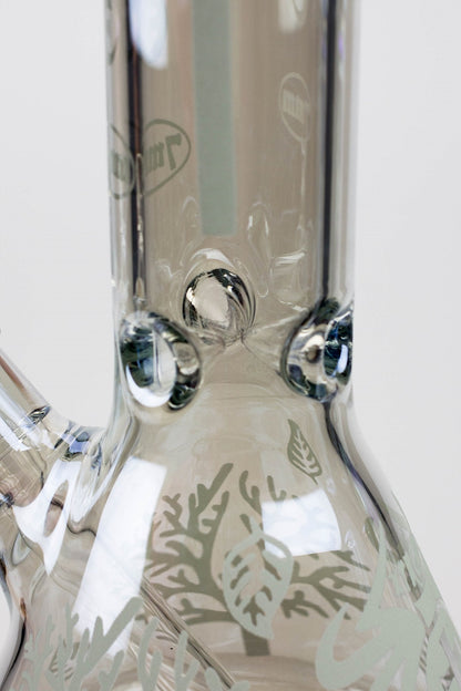 14" XTREME Glass / 7 mm / Tree of life Electroplated Glass beaker Bong